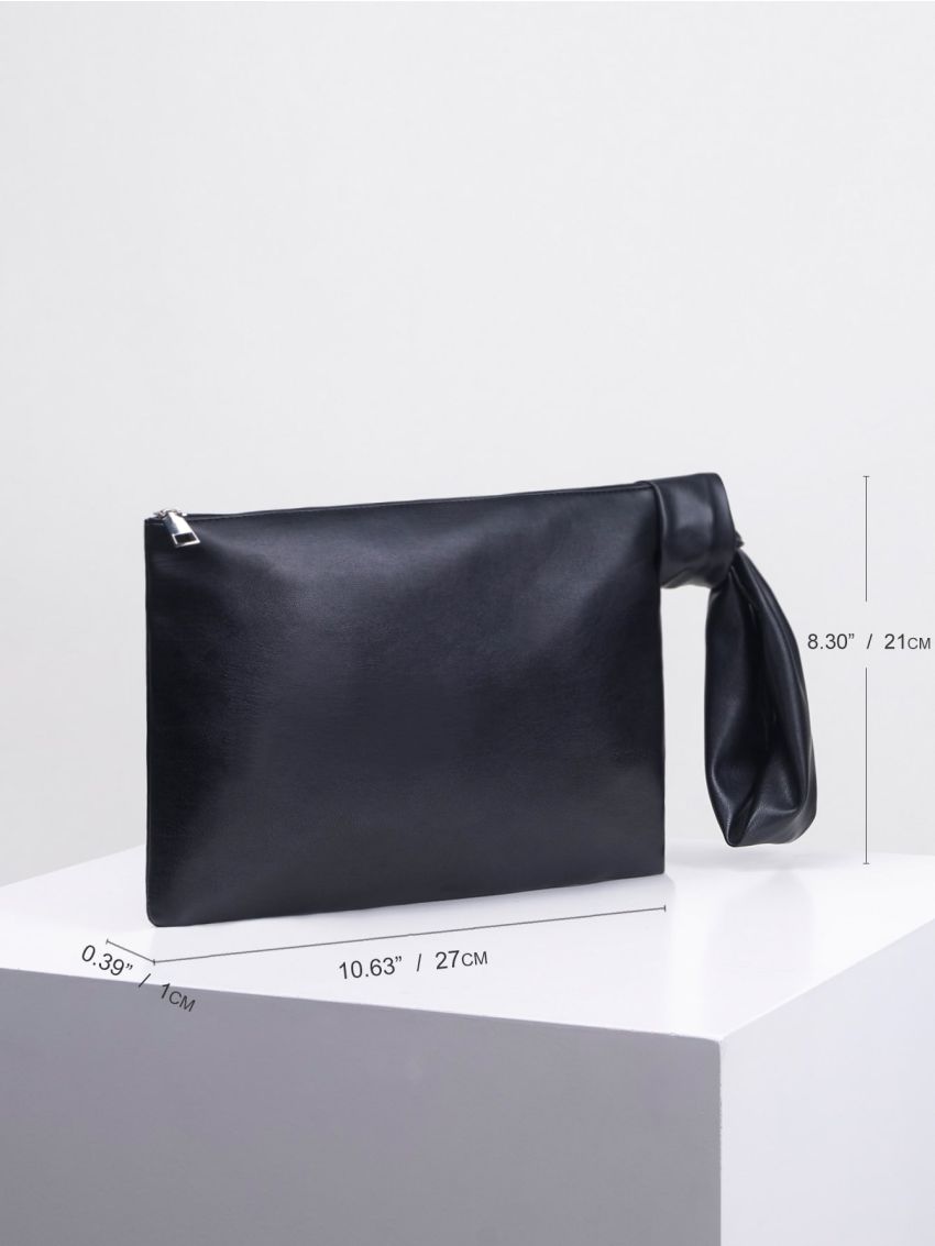 Minimalist Zip Square Bag