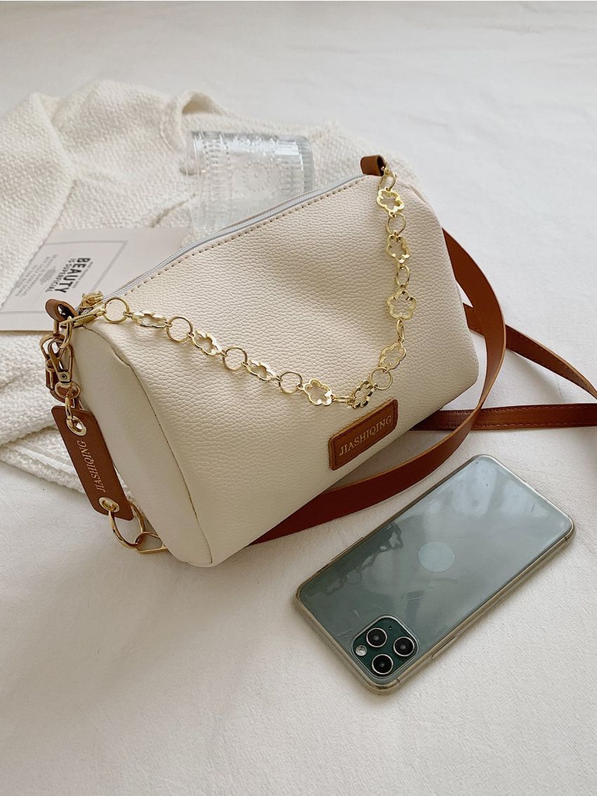 Minimalist Chain Boston Bag