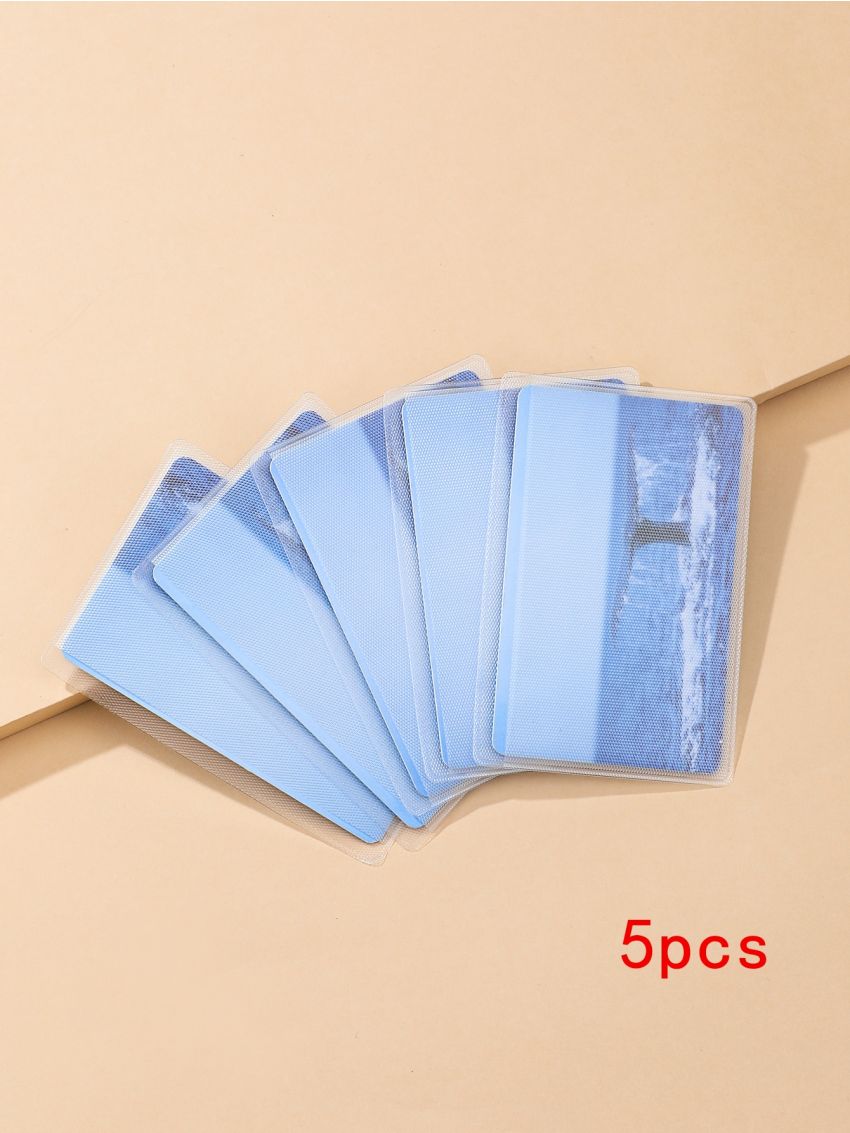 5pcs Clear Card Holder