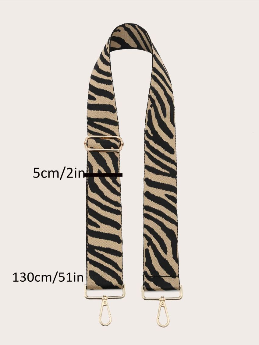 Zebra Stripe Pattern Bag Strap