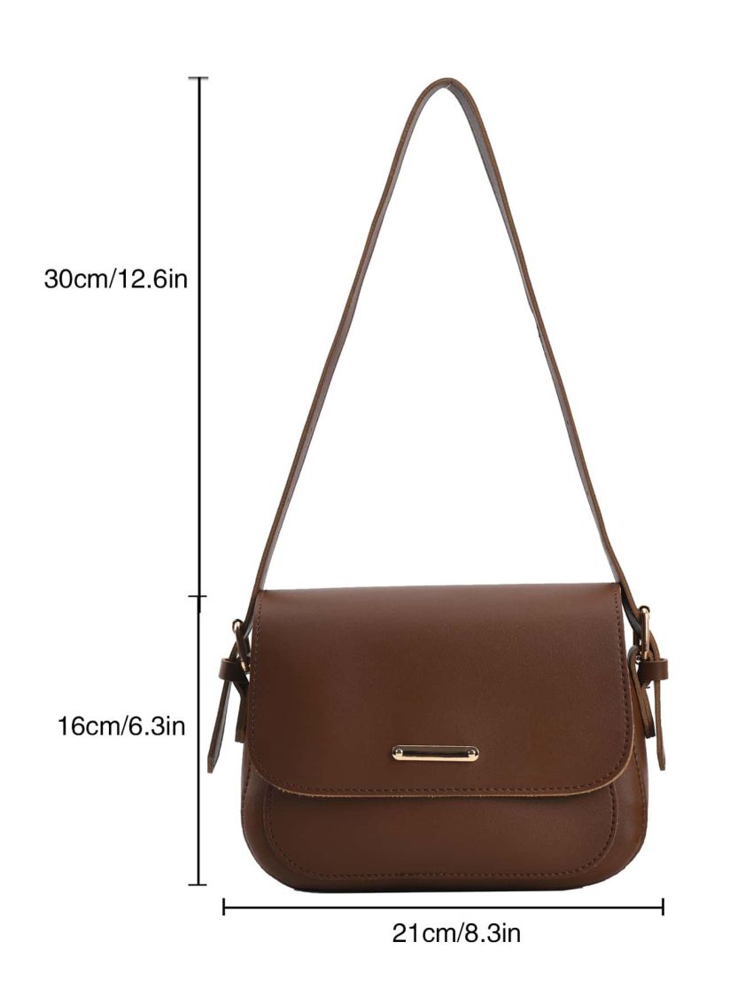 Minimalist Flap Saddle Bag