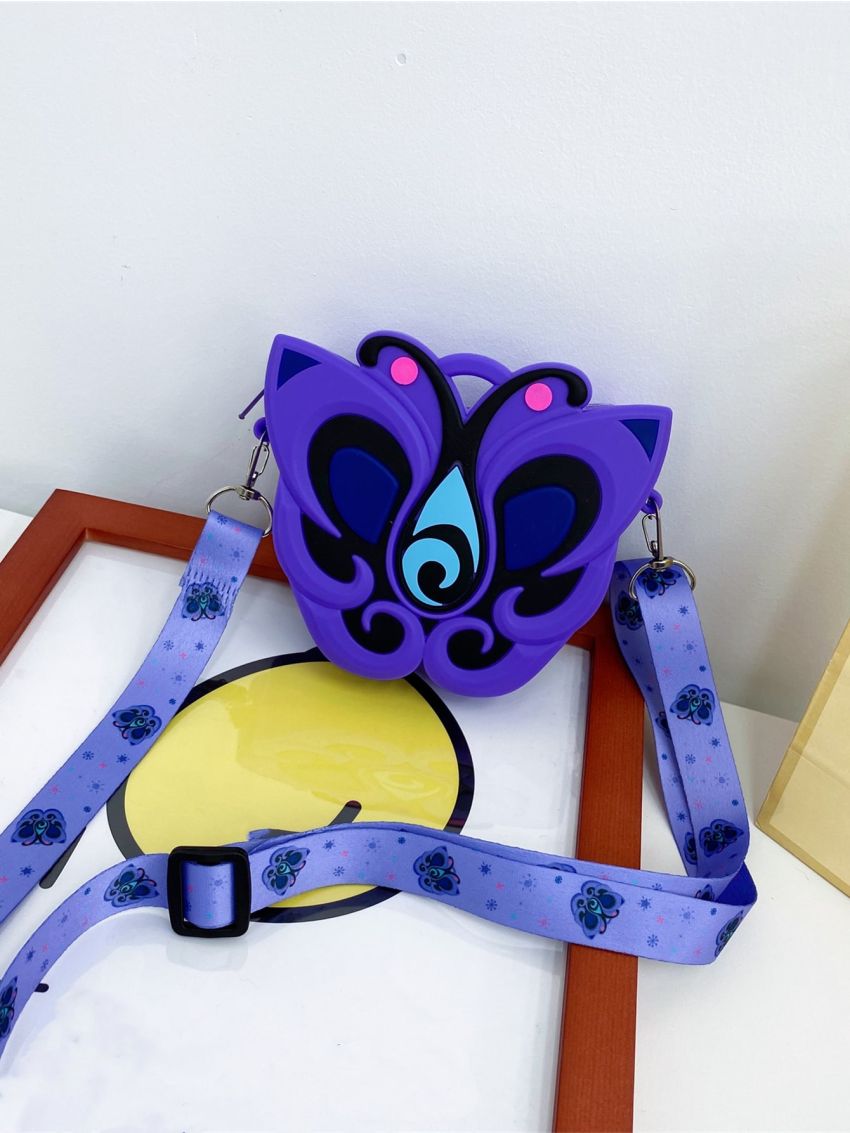 Mini Butterfly Design Bubble Crossbody Bag
