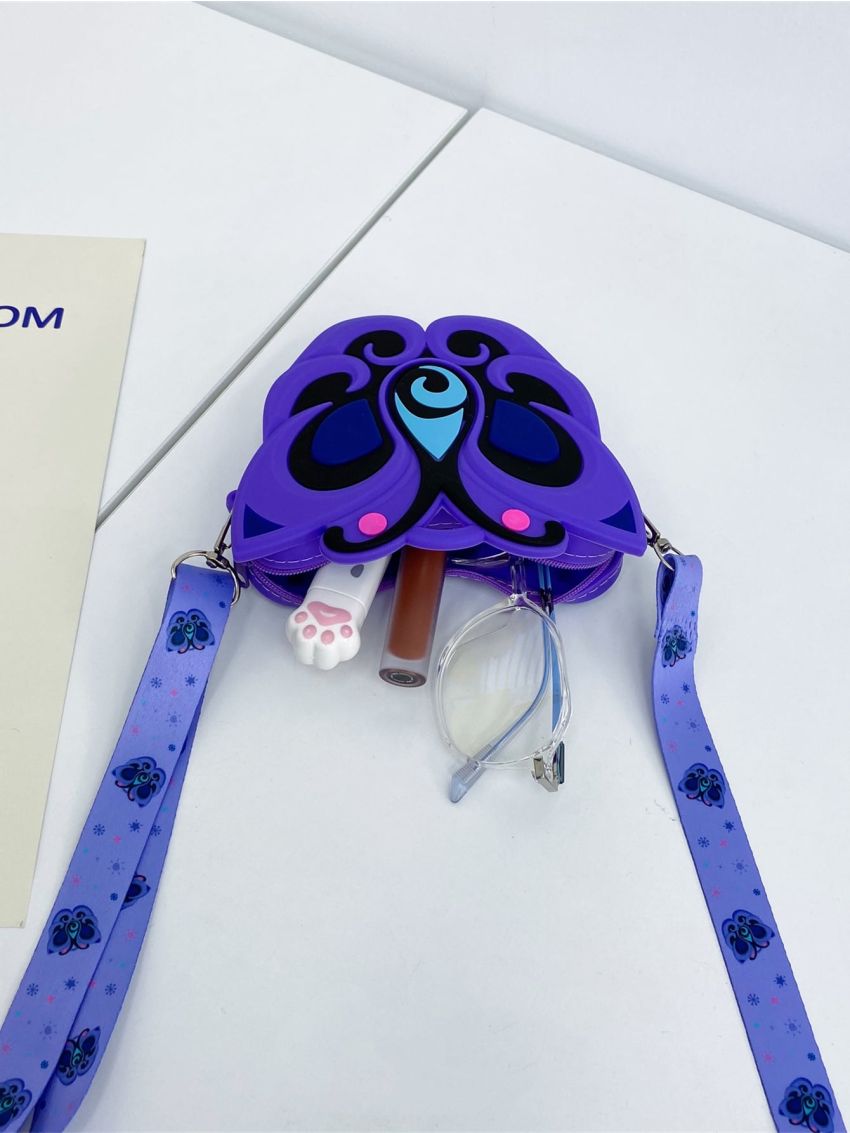 Mini Butterfly Design Bubble Crossbody Bag
