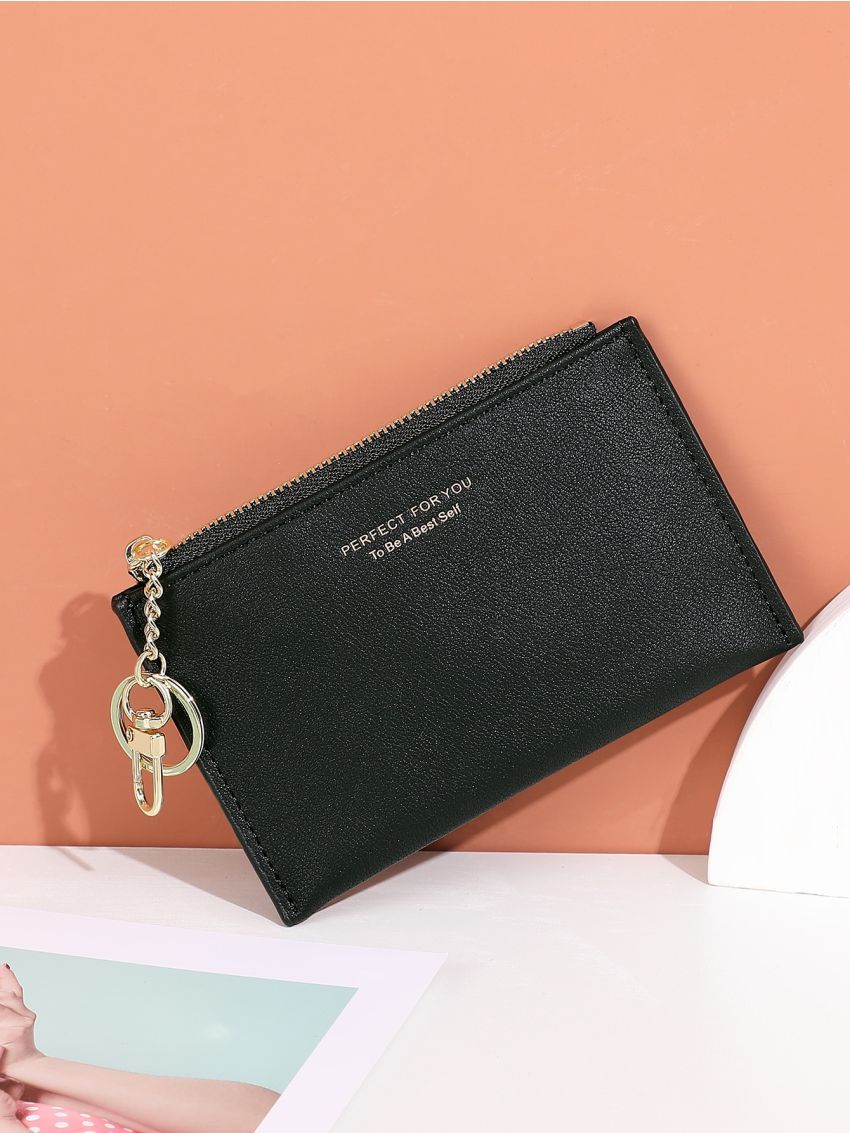 Letter Graphic Credit Card Wallet