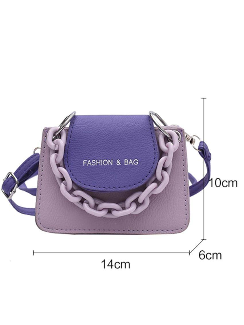 Mini Chain Decor Flap Square Bag