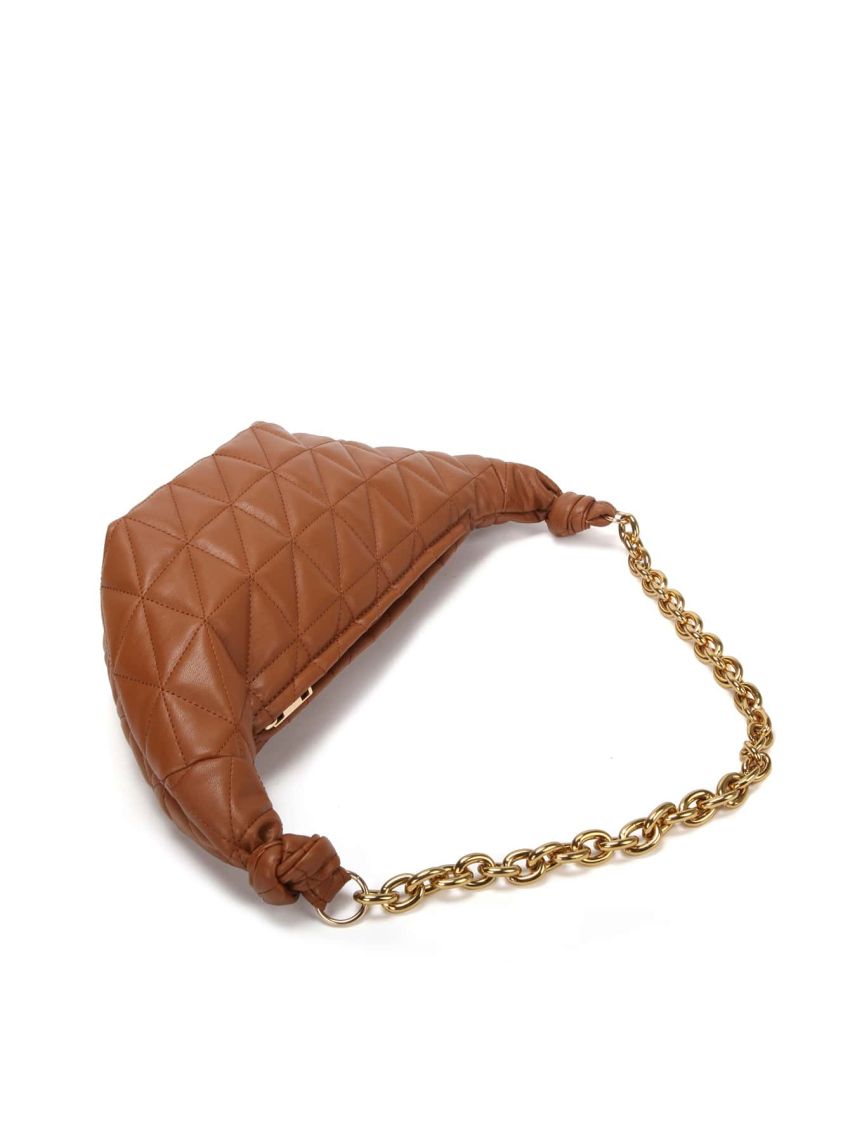 Quilted Chain Baguette Bag