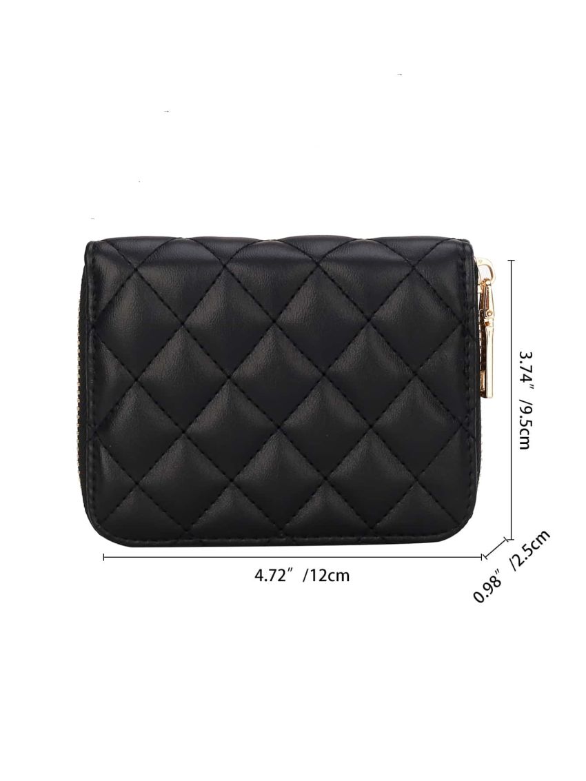Minimalist Quilted Small Wallet