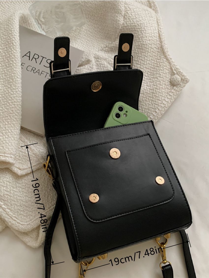 Mini Letter Graphic Flap Backpack