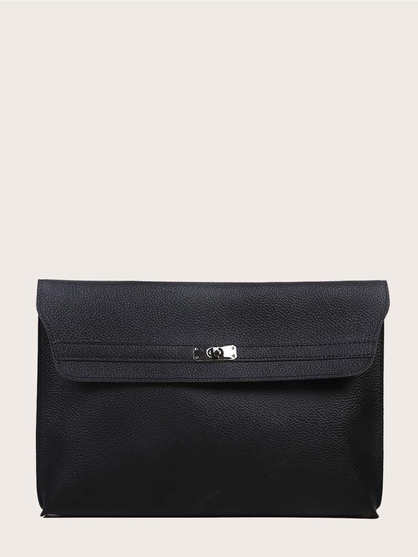 Twist Lock Clutch Bag