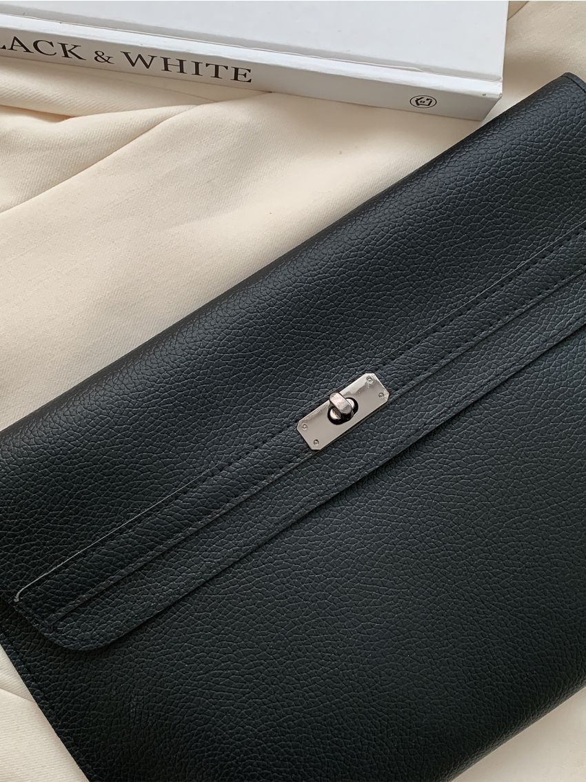 Twist Lock Clutch Bag