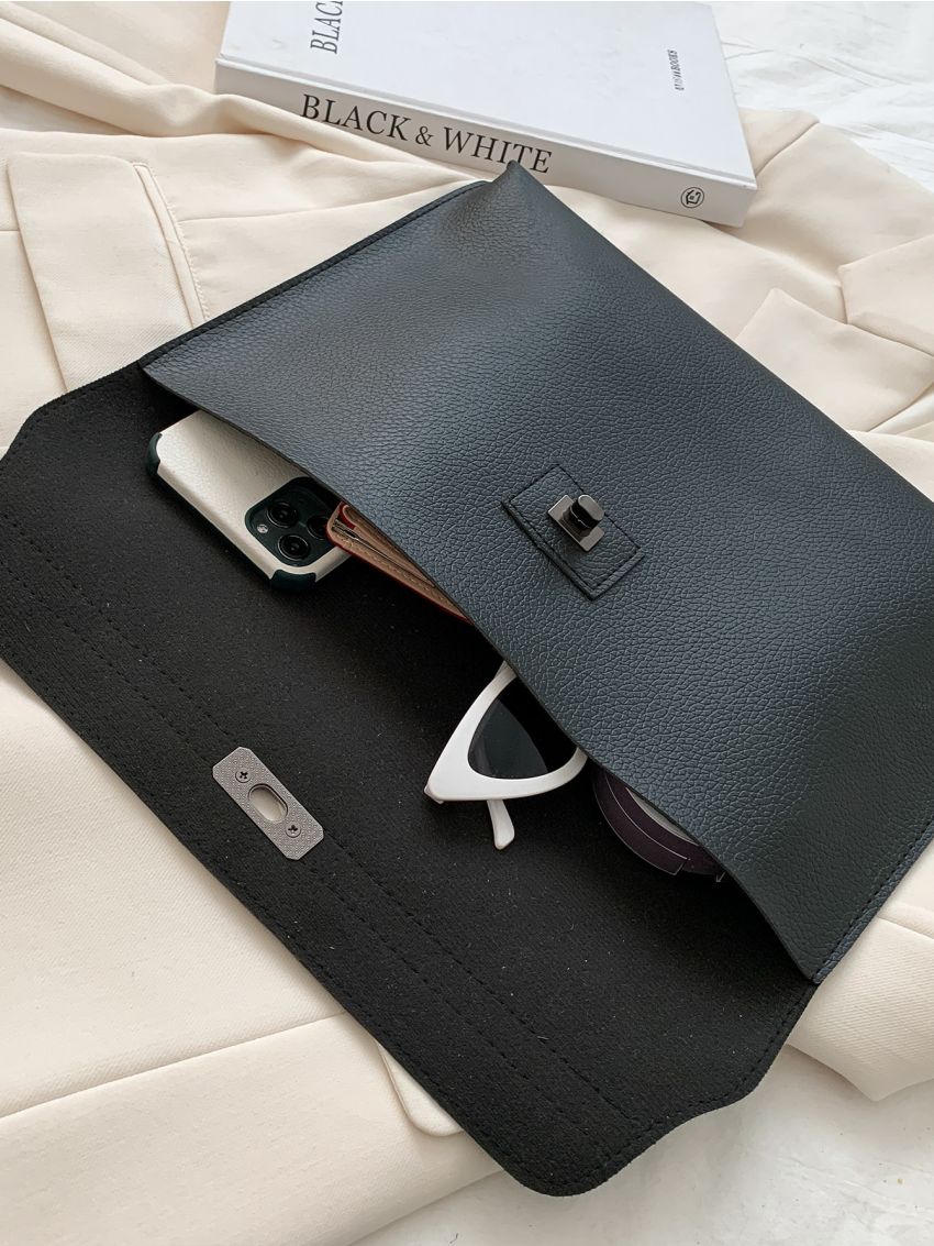 Twist Lock Clutch Bag