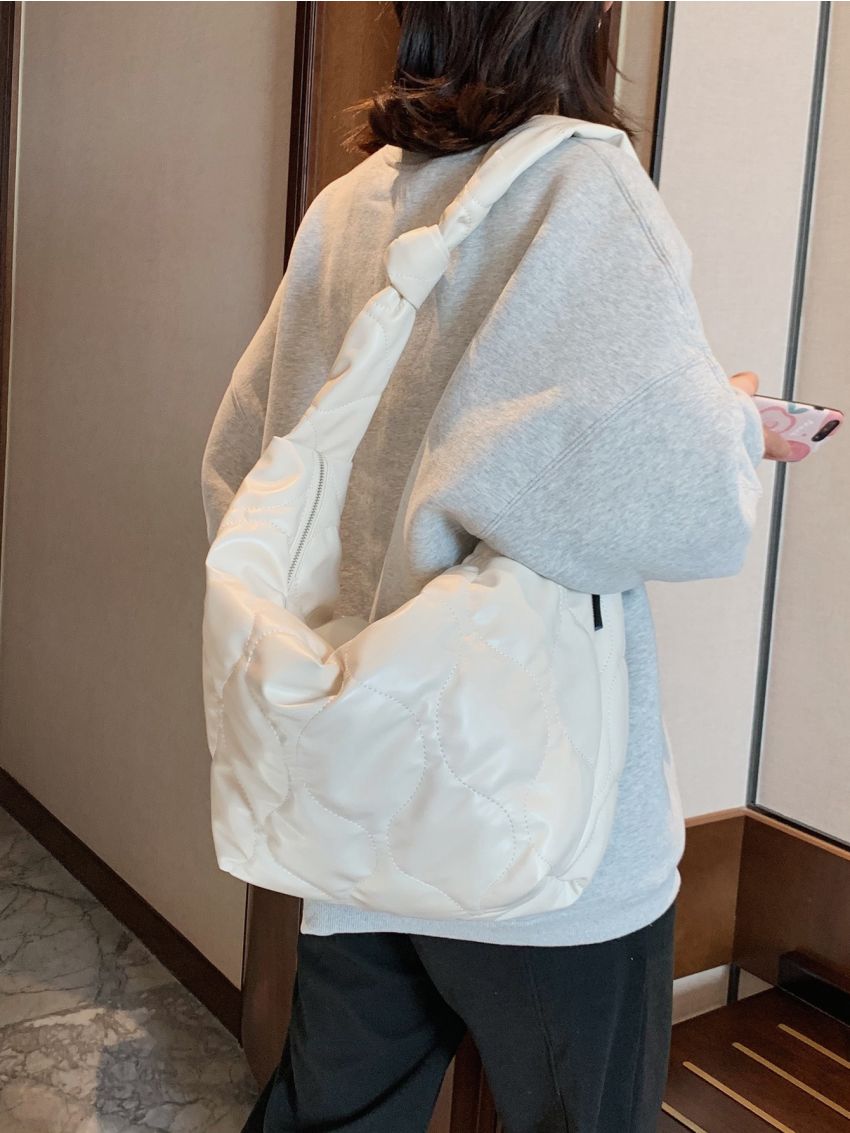 Large Capacity Quilted Shoulder Bag