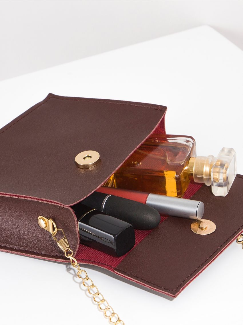 Mini Snap Button Flap Square Bag