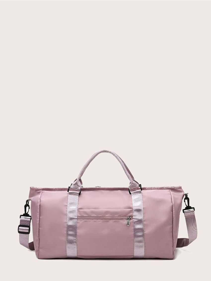 Letter Graphic Large Capacity Duffle Bag