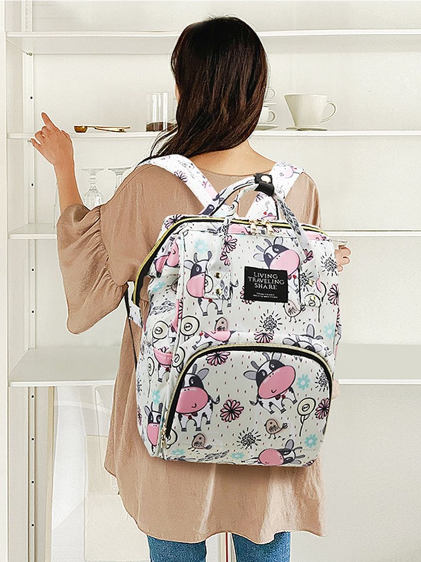 Cartoon Graphic Diaper Bag