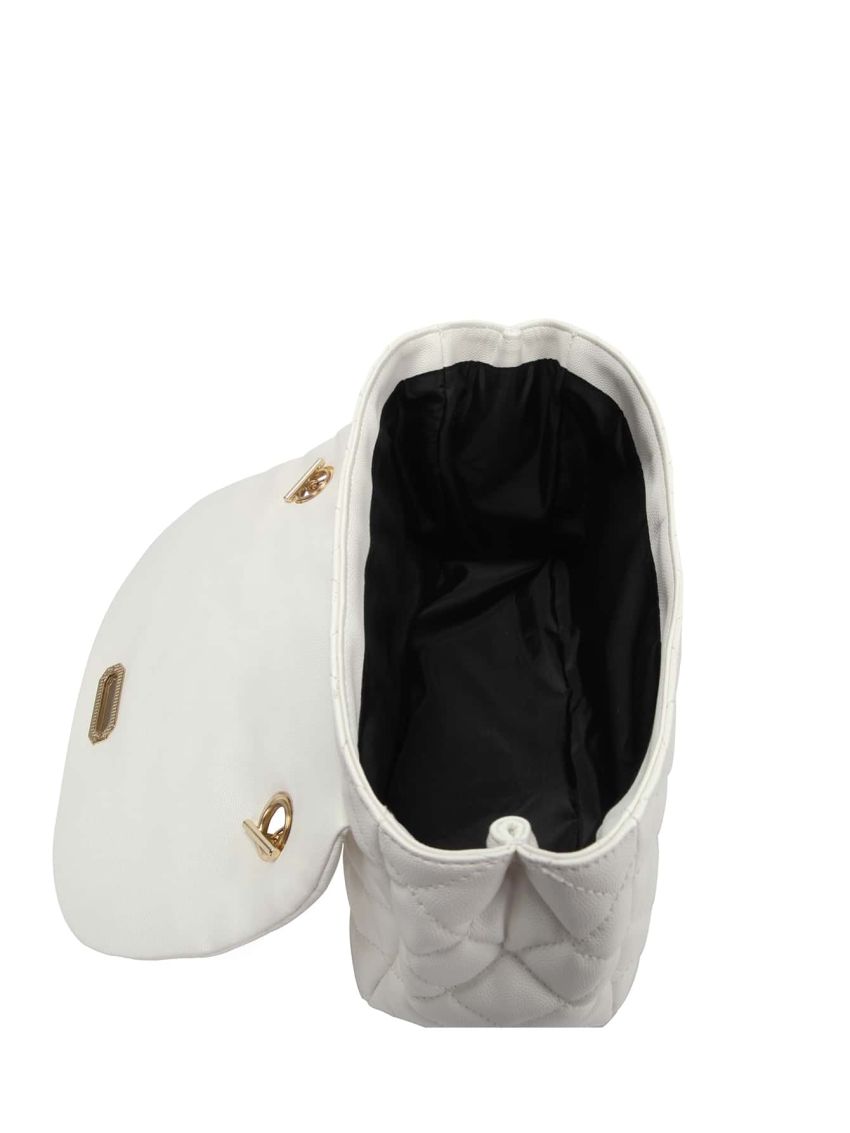 Quilted Flap Baguette Bag