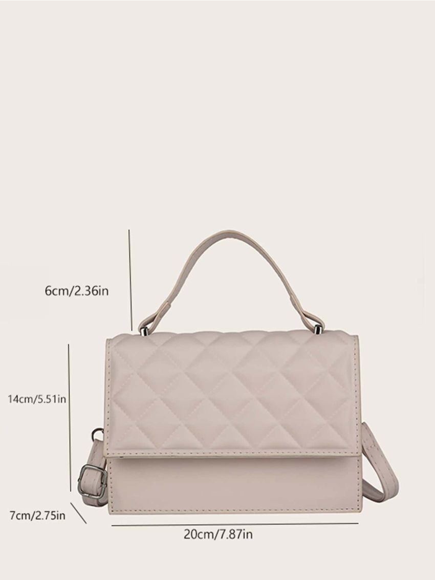 Mini Minimalist Quilted Satchel Bag