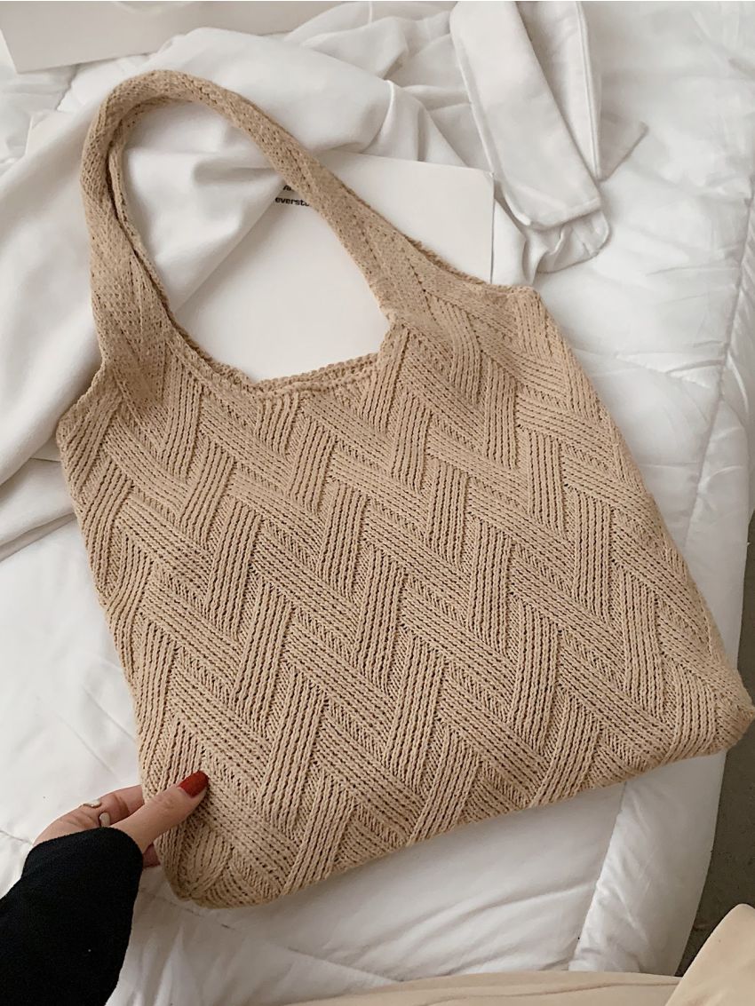 Minimalist Crochet Tote Bag