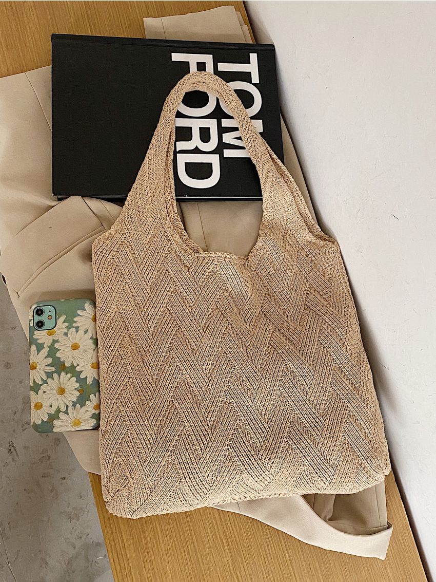 Minimalist Crochet Tote Bag
