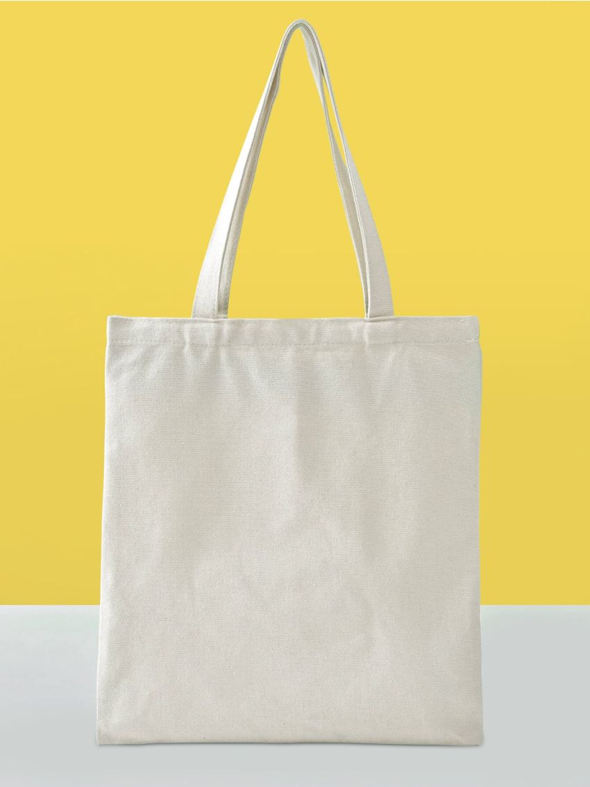 Letter Graphic Shopper Bag