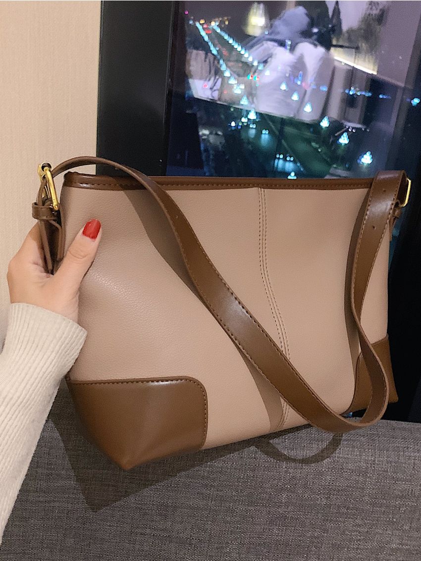 Colorblock Square Bag