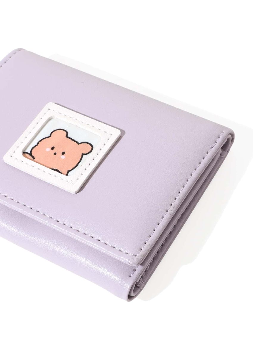 Cartoon Design Fold Over Small Wallet