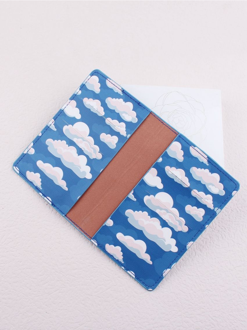 Cloud Graphic Passport Holder