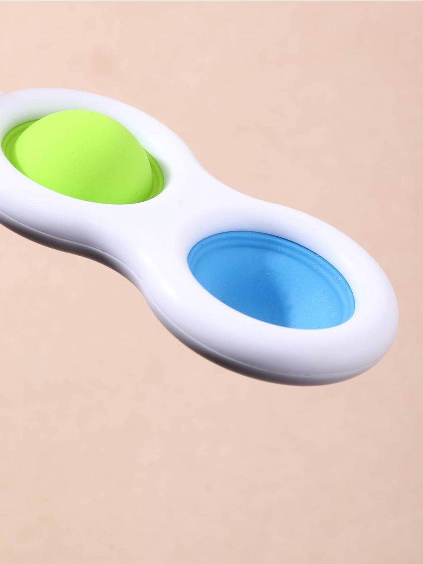 1pc Colorblock Pop It Bag Charm