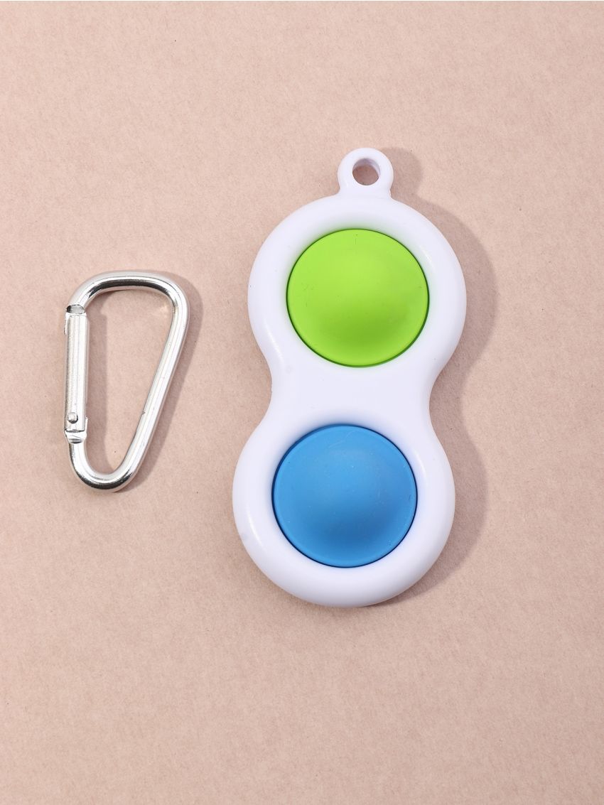 1pc Colorblock Pop It Bag Charm