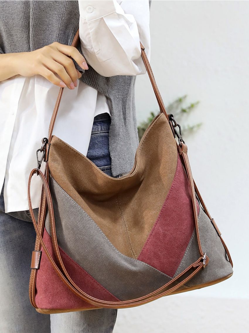 Colorblock Shoulder Bag