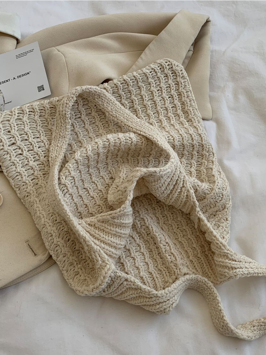 Large Capacity Crochet Tote Bag