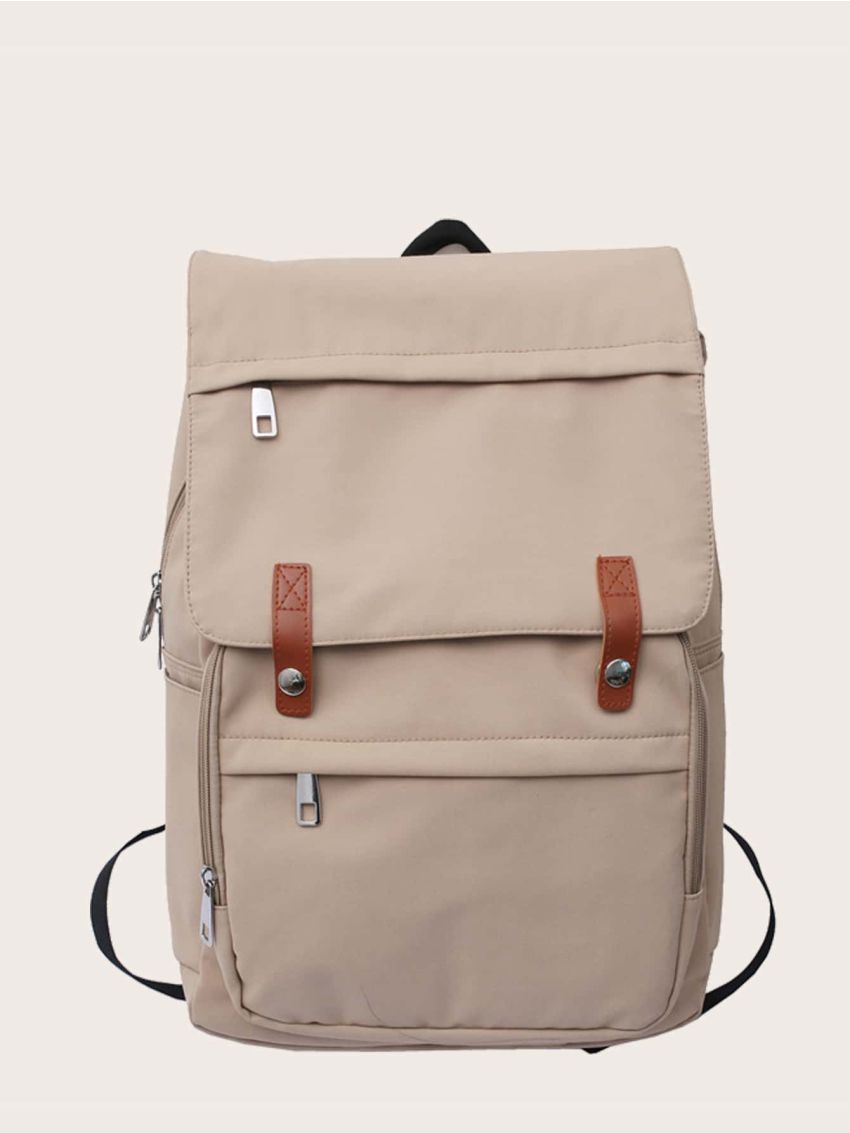 Minimalist Flap Large Capacity Backpack