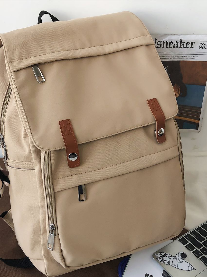 Minimalist Flap Large Capacity Backpack