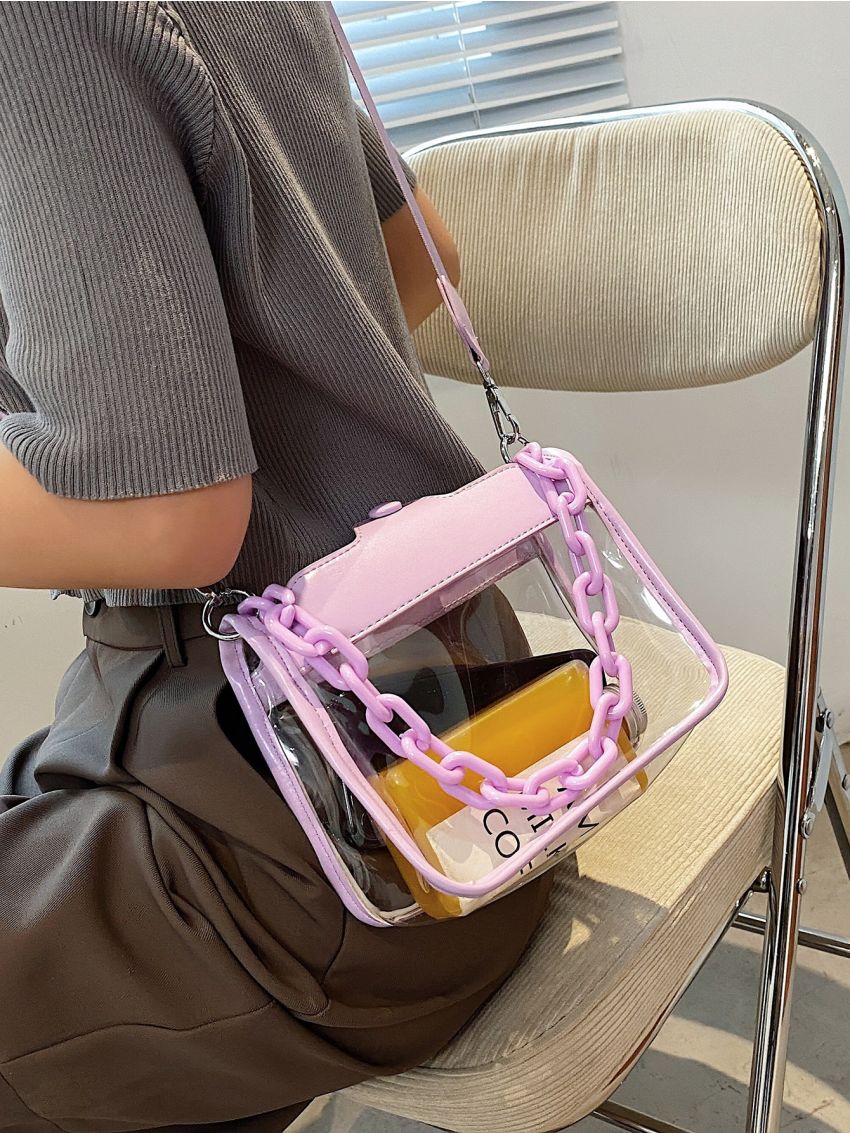 Mini Clear Minimalist Satchel Bag
