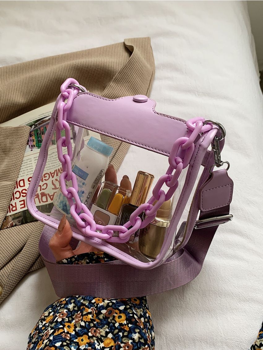 Mini Clear Minimalist Satchel Bag