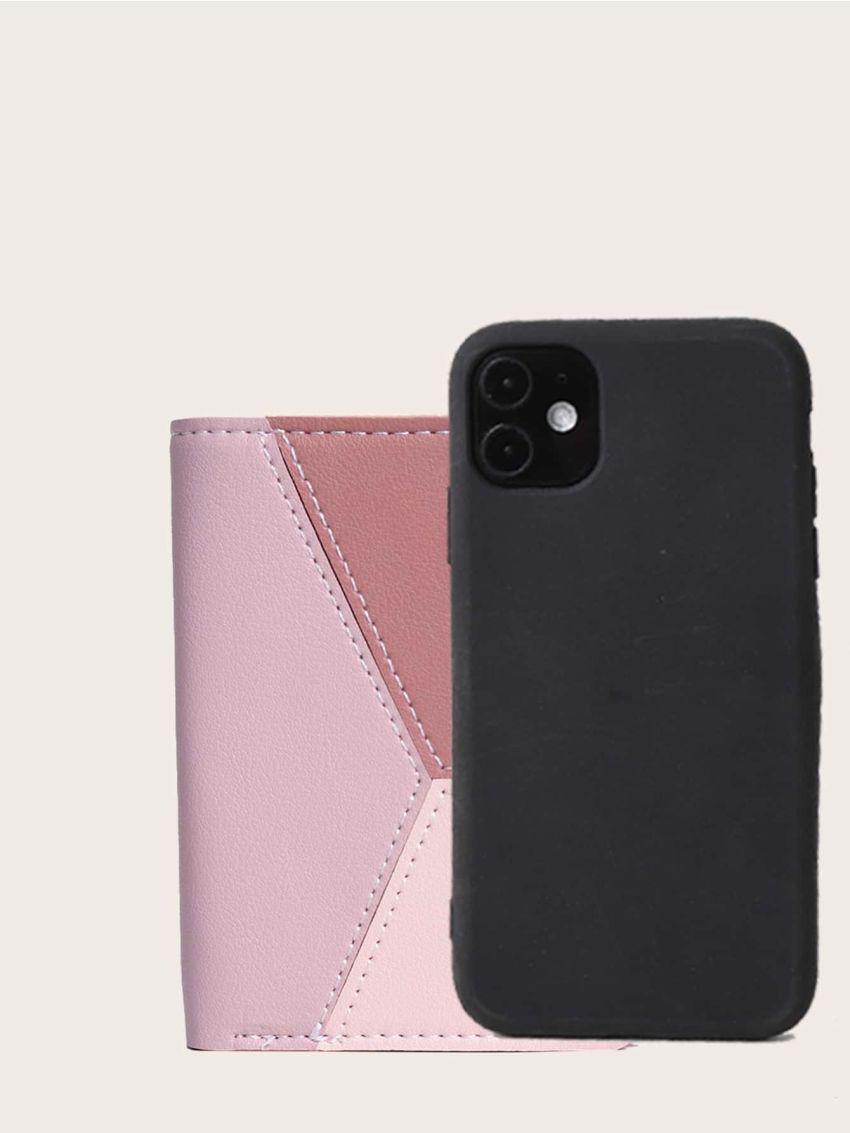 Tassel Charm Color Block Purse