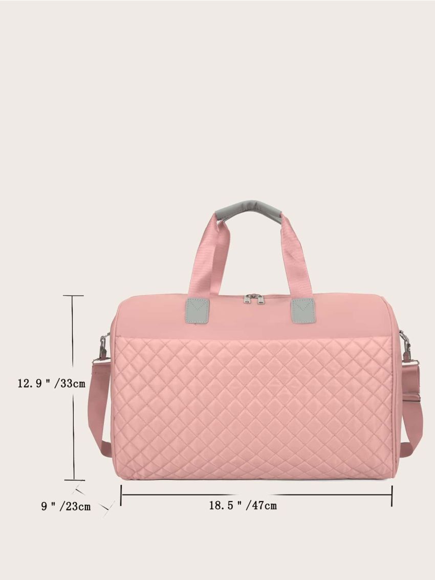 Quilted Large Capacity Duffle Bag