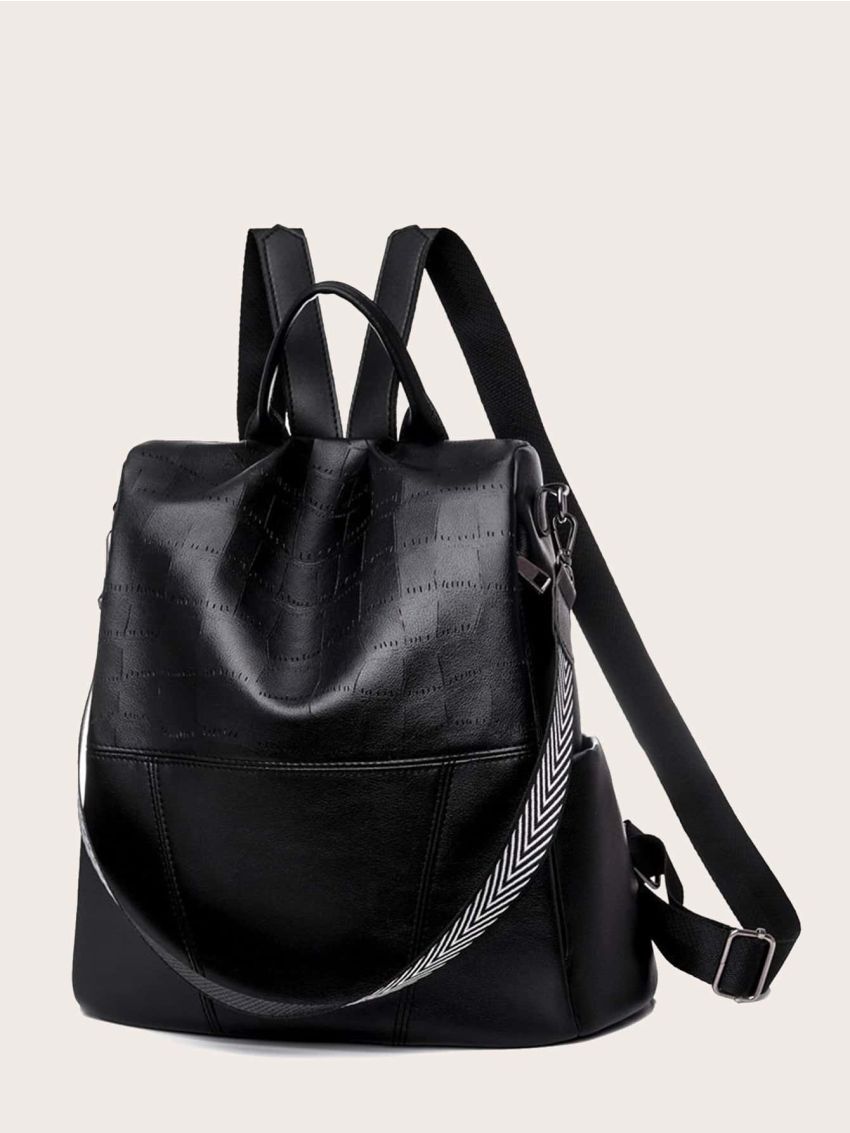 Chevron Strap Backpack