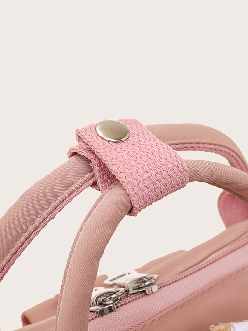 Plush Bear Decor Baby Diaper Backpack