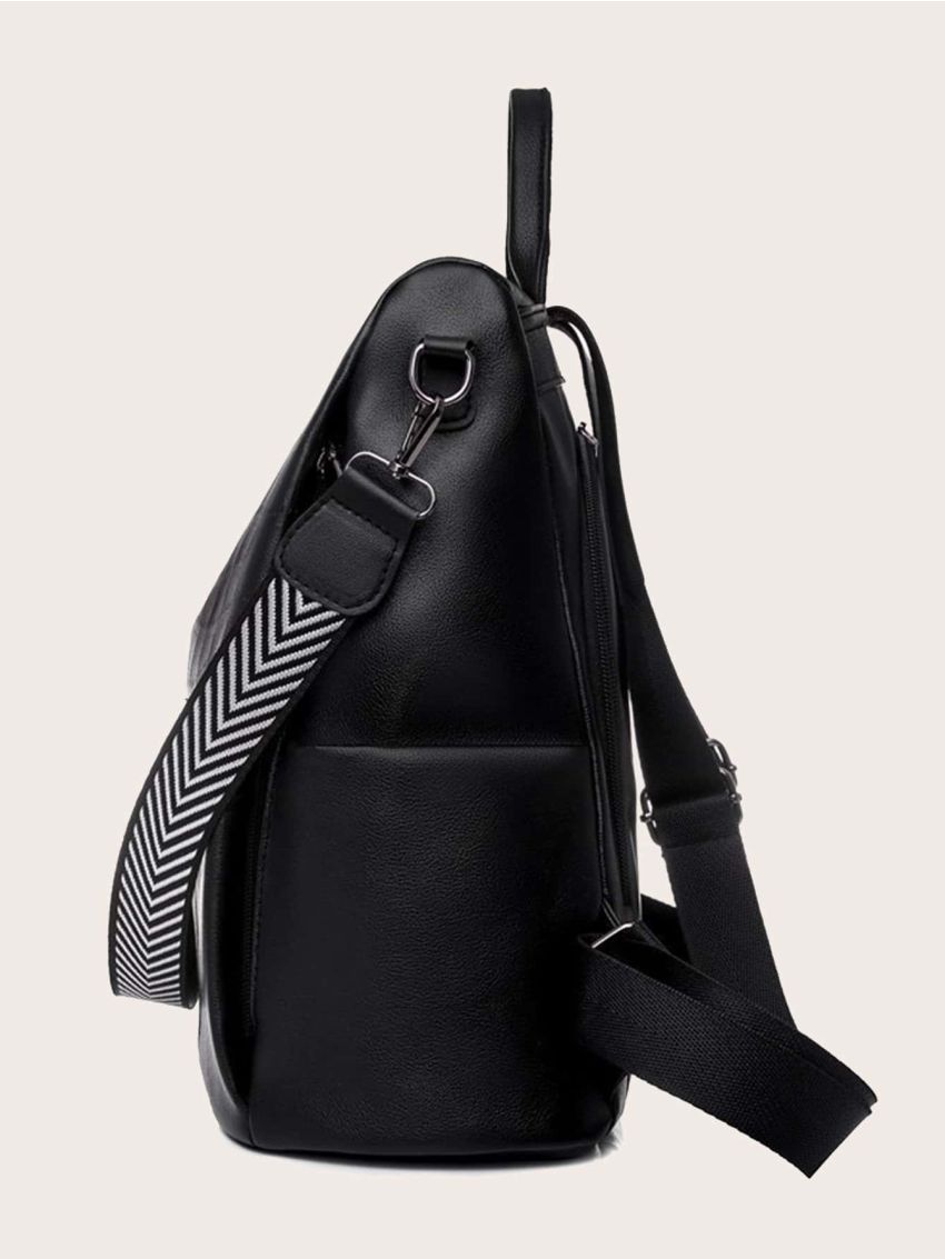 Chevron Strap Backpack