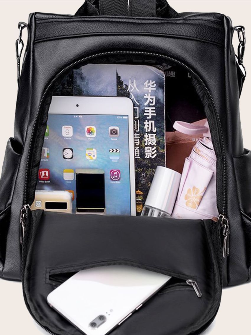 Chevron Strap Backpack