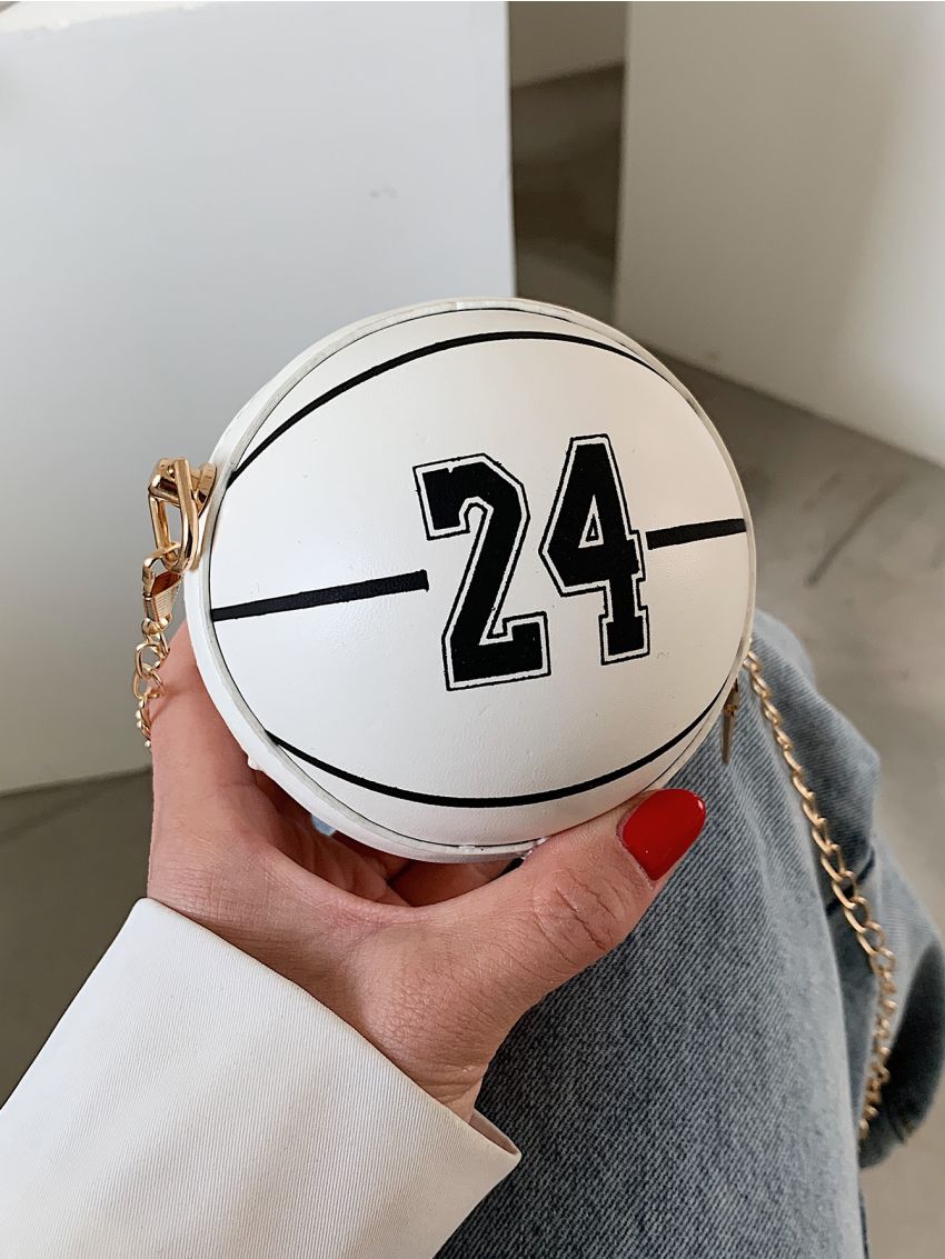Mini Ball Shaped Chain Circle Bag