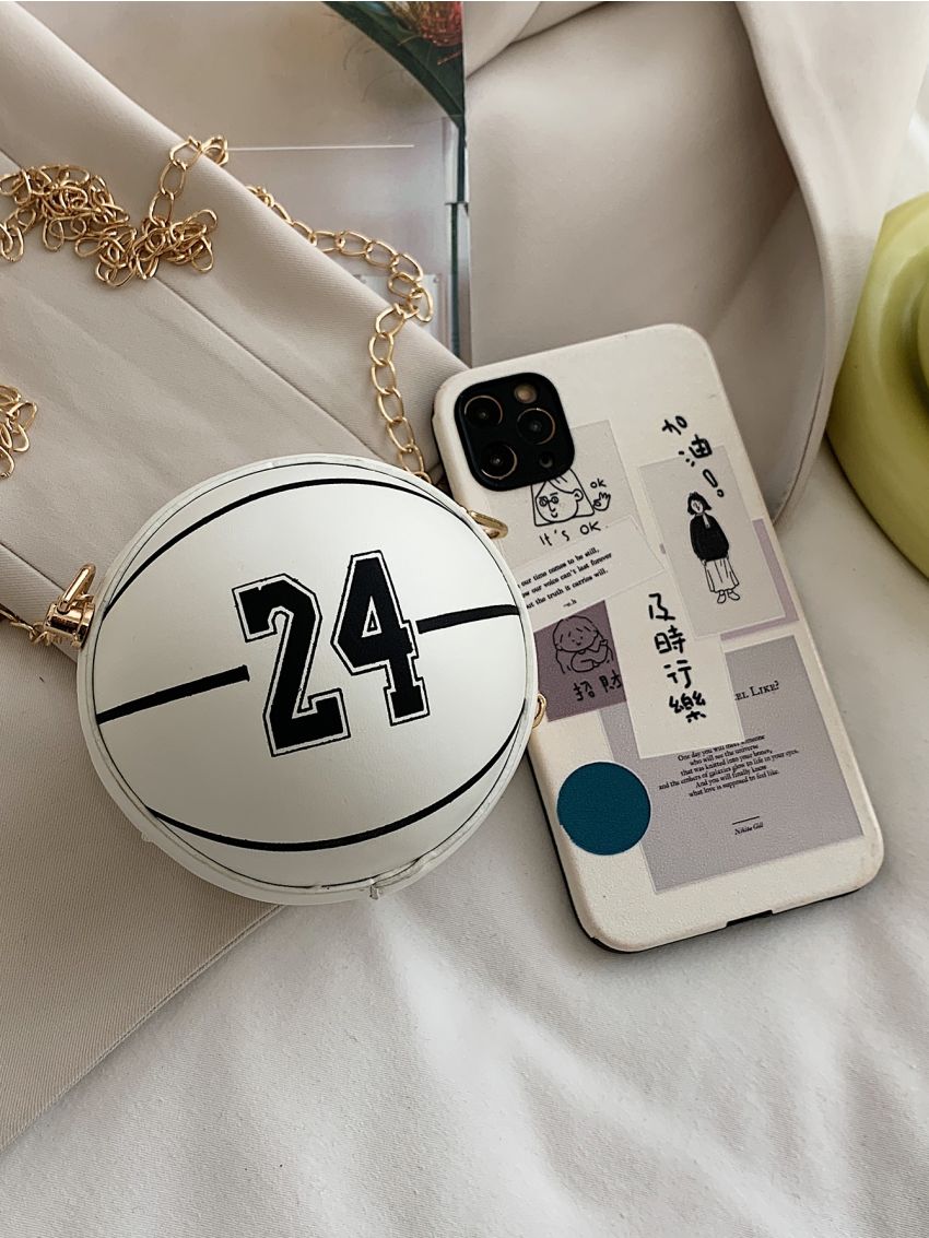 Mini Ball Shaped Chain Circle Bag