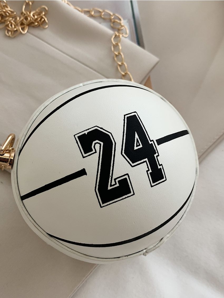 Mini Ball Shaped Chain Circle Bag