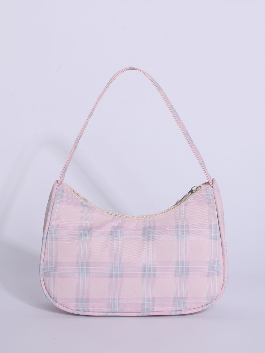 Tartan Baguette Bag