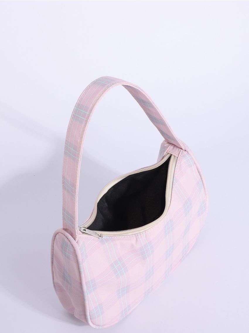 Tartan Baguette Bag