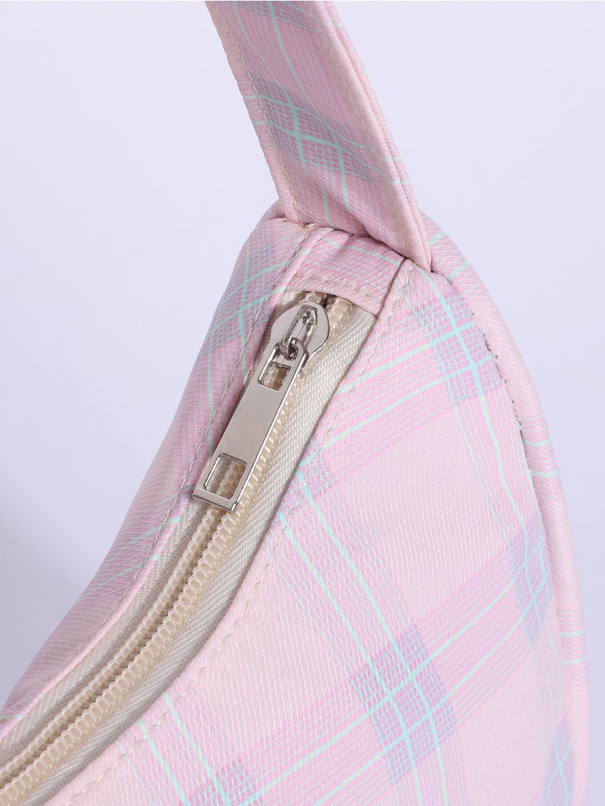 Tartan Baguette Bag