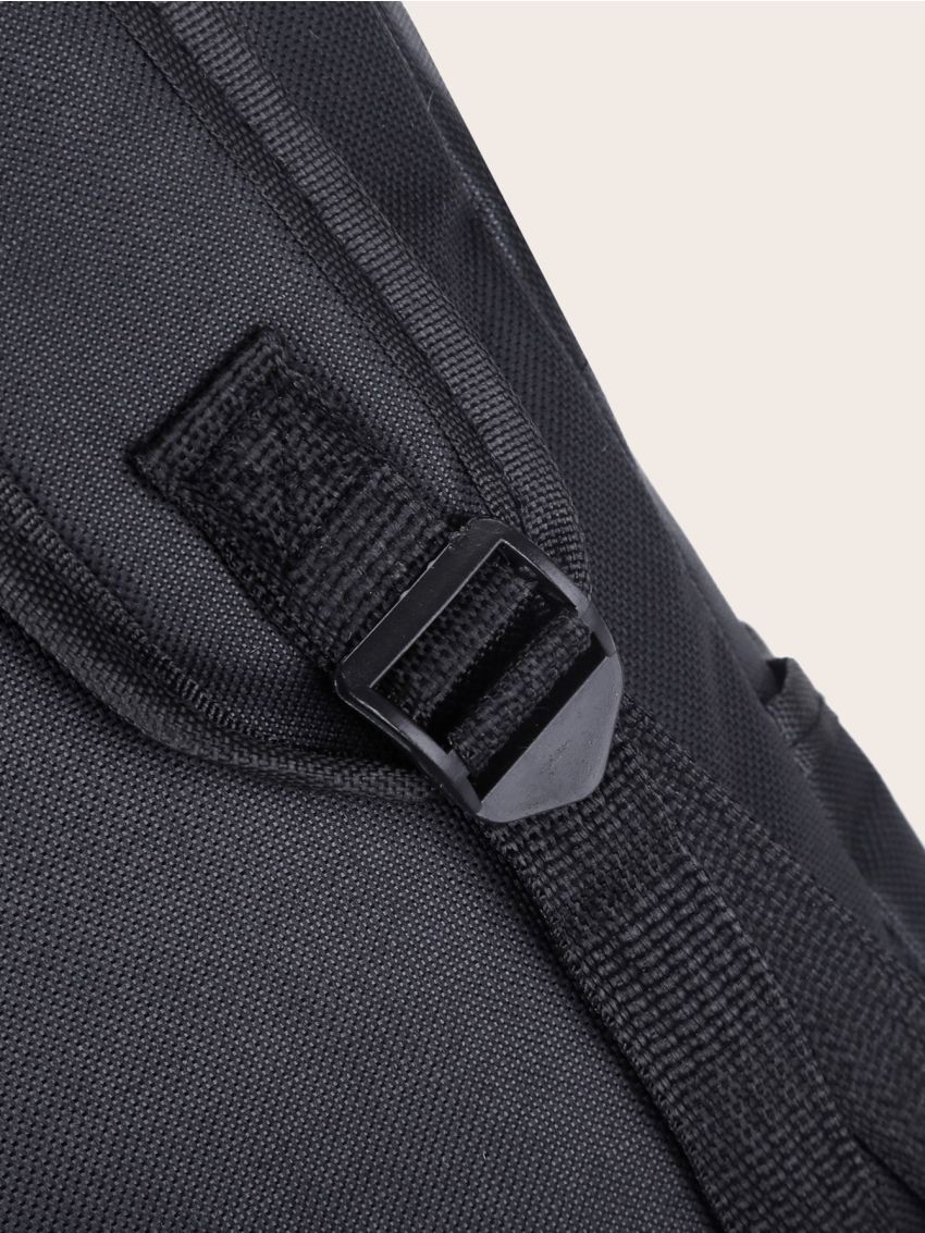 Letter Graphic Pocket Front Backpack