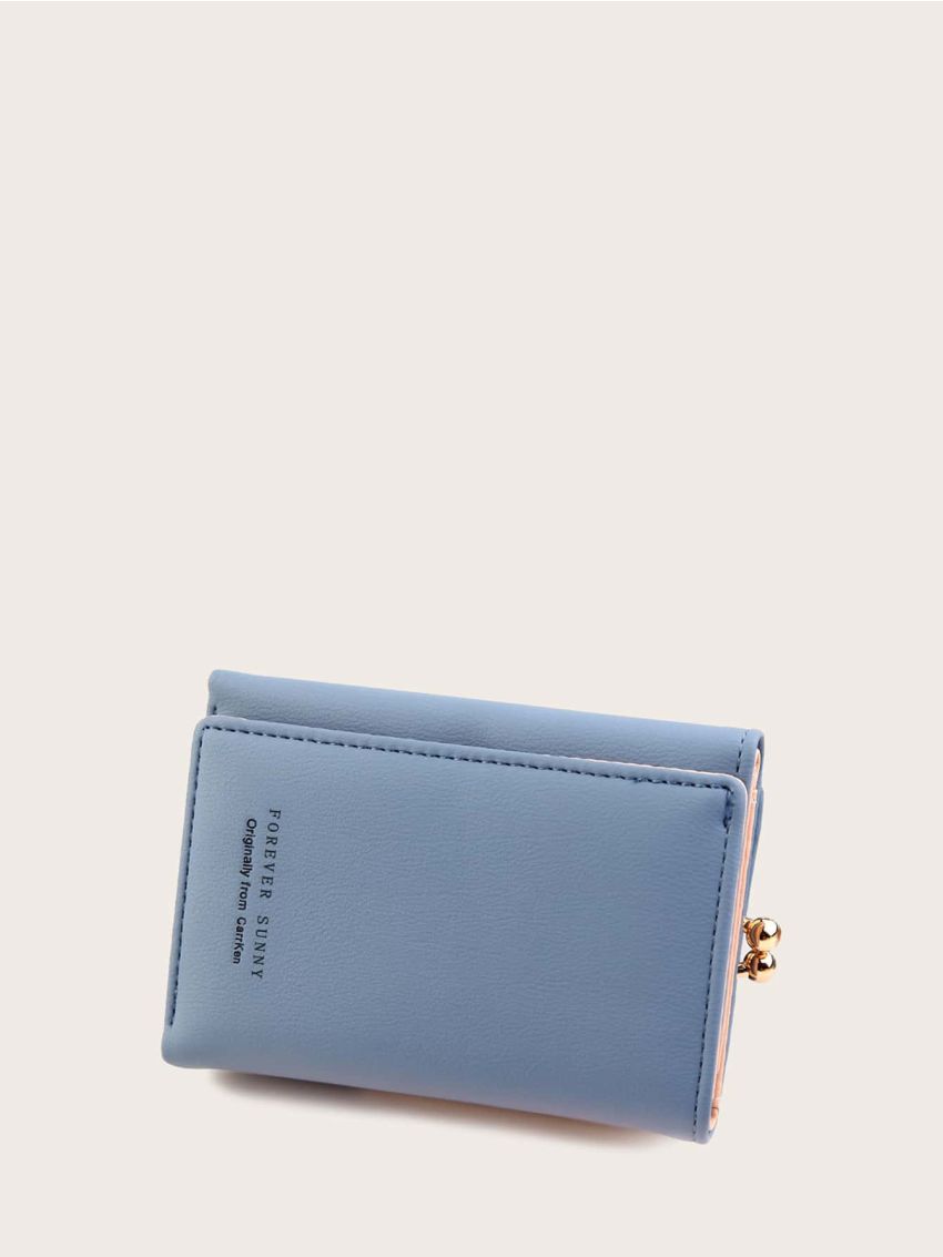 Kiss Lock Fold Over Purse