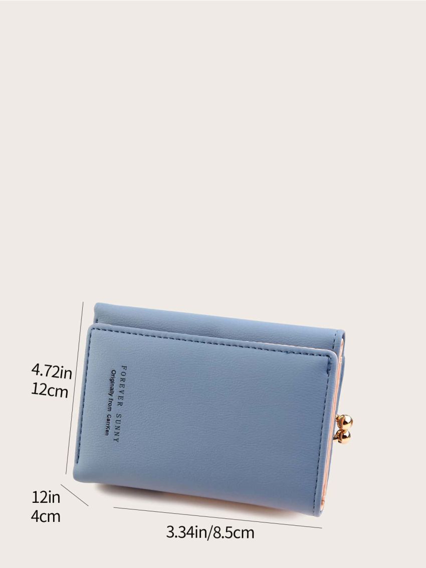 Kiss Lock Fold Over Purse